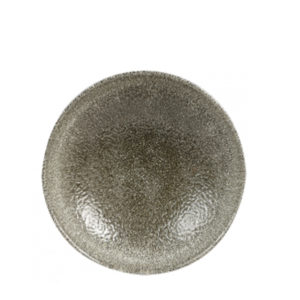 Churchill's Raku coupe bowl 182mm in grey.