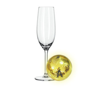 The fortius champagne glass by Libbey.