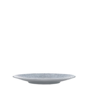 Side view of Luzerne's deep plate 235mm in storm pattern.