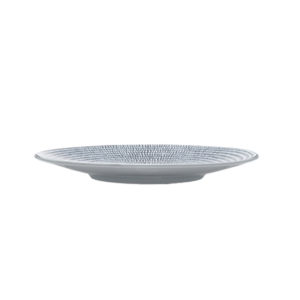 Side view of Luzerne’s Urban deep plate 275mm in Storm pattern.