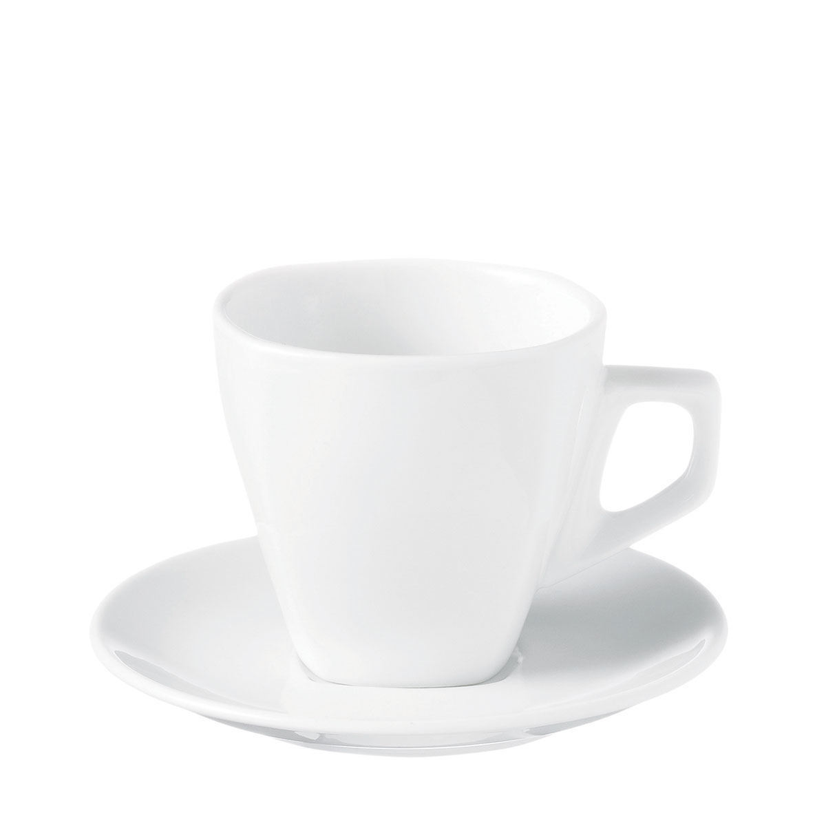 PRIMA SINGLE WELL SAUCER WITH SQUARE GROOVE 15CM By Fortis Core Catering