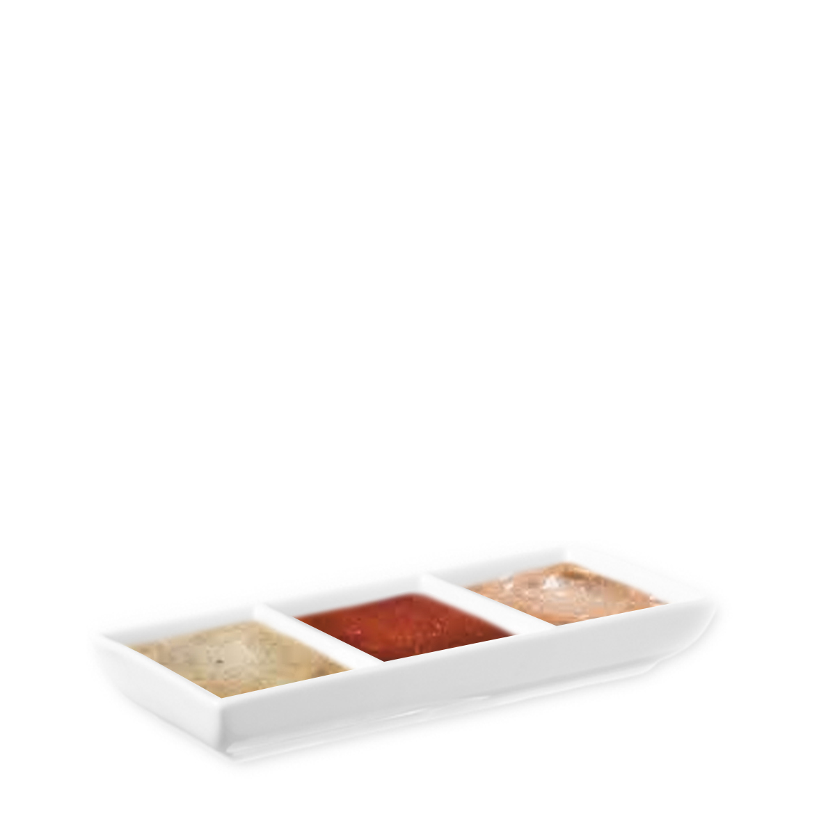PRIMA 3 DIVISION CONDIMENT DISH By Fortis Core Catering