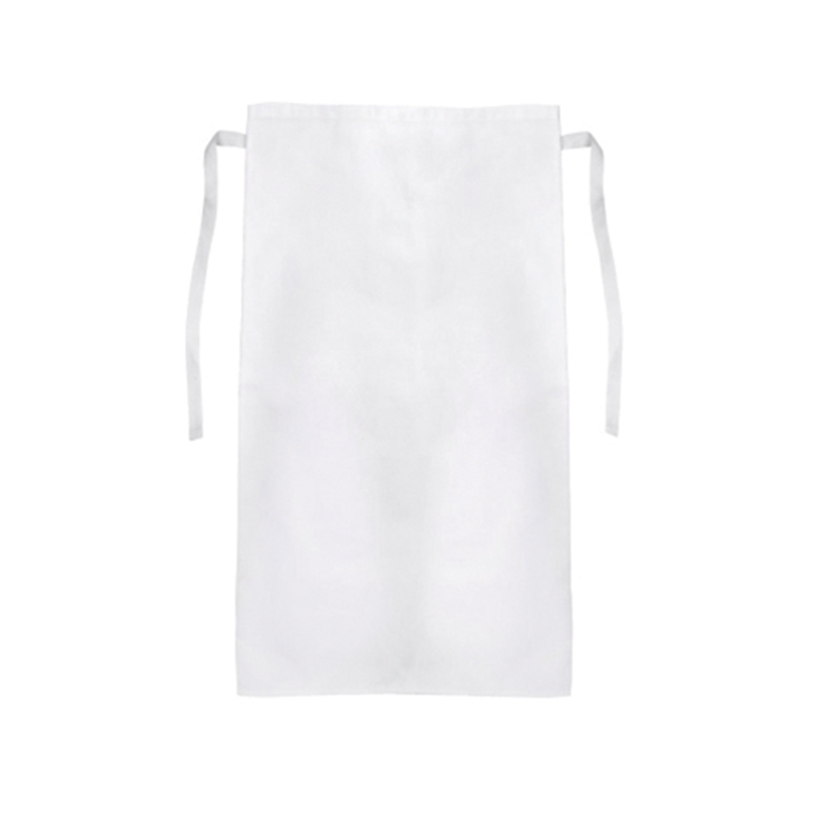 white fancy dress apron
