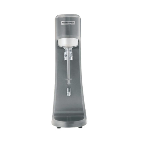 Front view of the Hamilton Beach milkshake mixer.