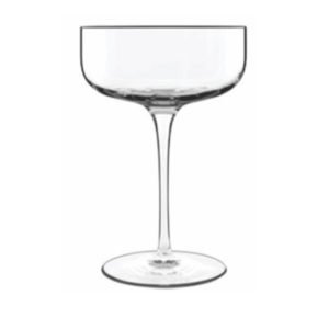 The Sublime champagne saucer by Luigi Bormioli.