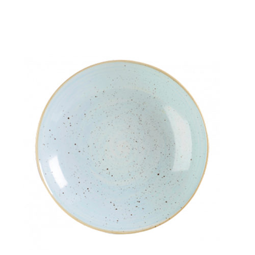 Churchill’s Stonecast coupe bowl 182mm in duck egg blue.