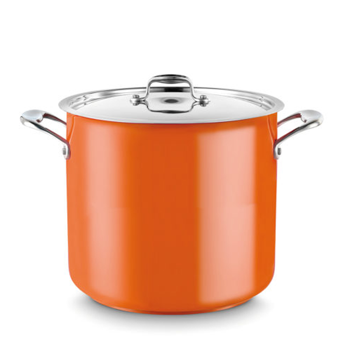 STAINLESS STEEL STOCK POT ORANGE 13.6L Core Catering