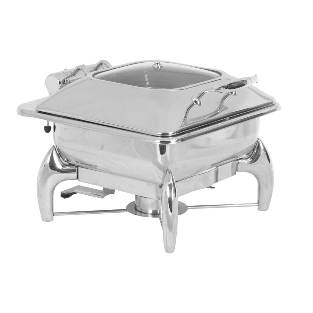 SQUARE INDUCTION CHAFING DISH 5.5L By ElectroChef Core Catering