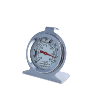 A fridge and freezer thermometer.