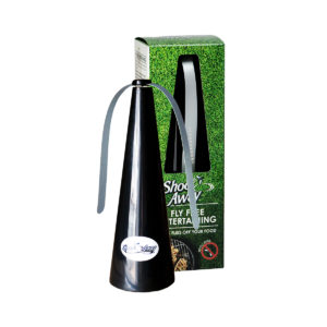 The Shoo Away fly repellent fan by ShooAway.
