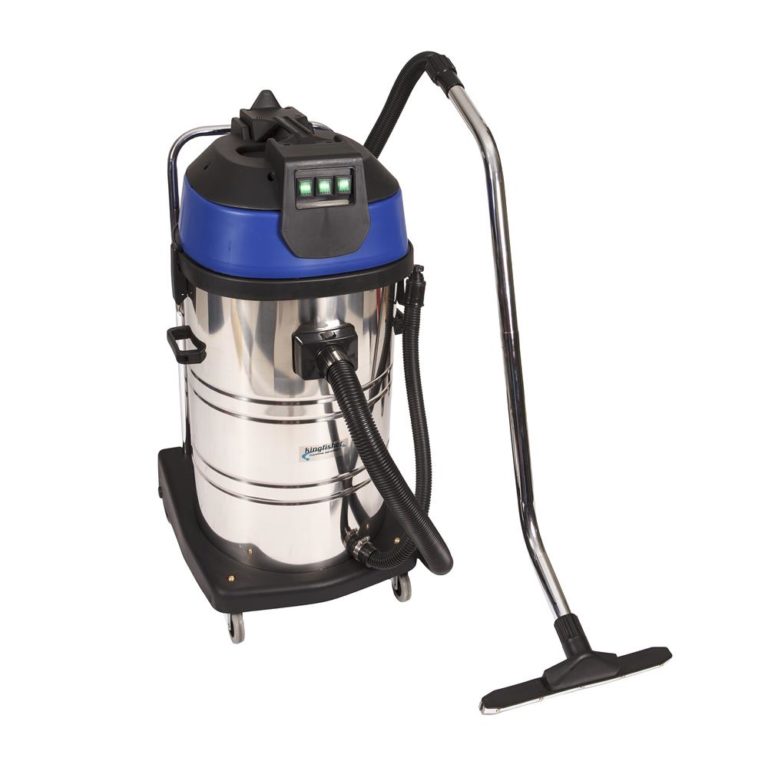 80L STAINLESS STEEL WET/DRY VACUUM CLEANER 3 MOTORS By Kingfisher Core Catering
