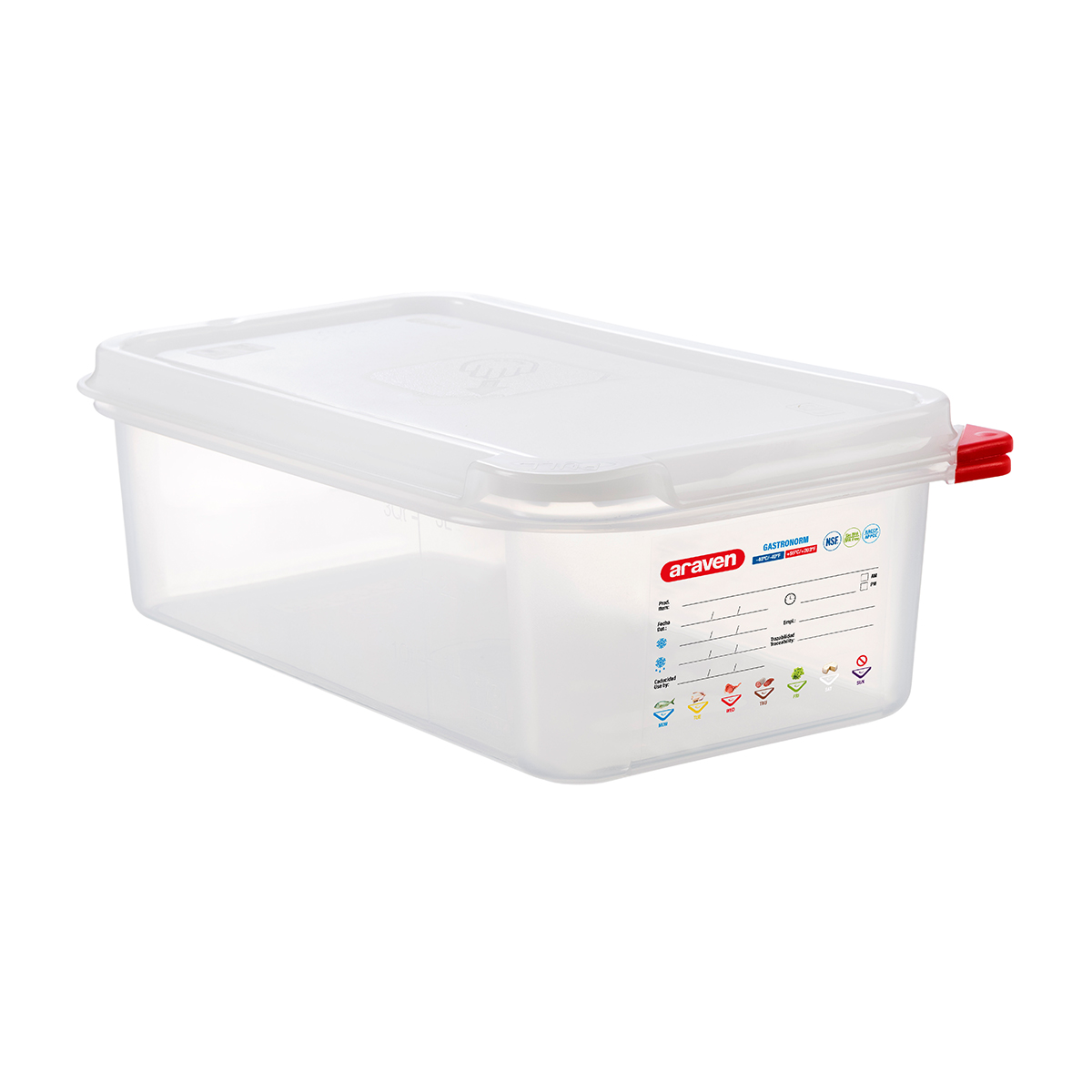 GN 1/3 AIRTIGHT CONTAINER 100MM By Araven Core Catering