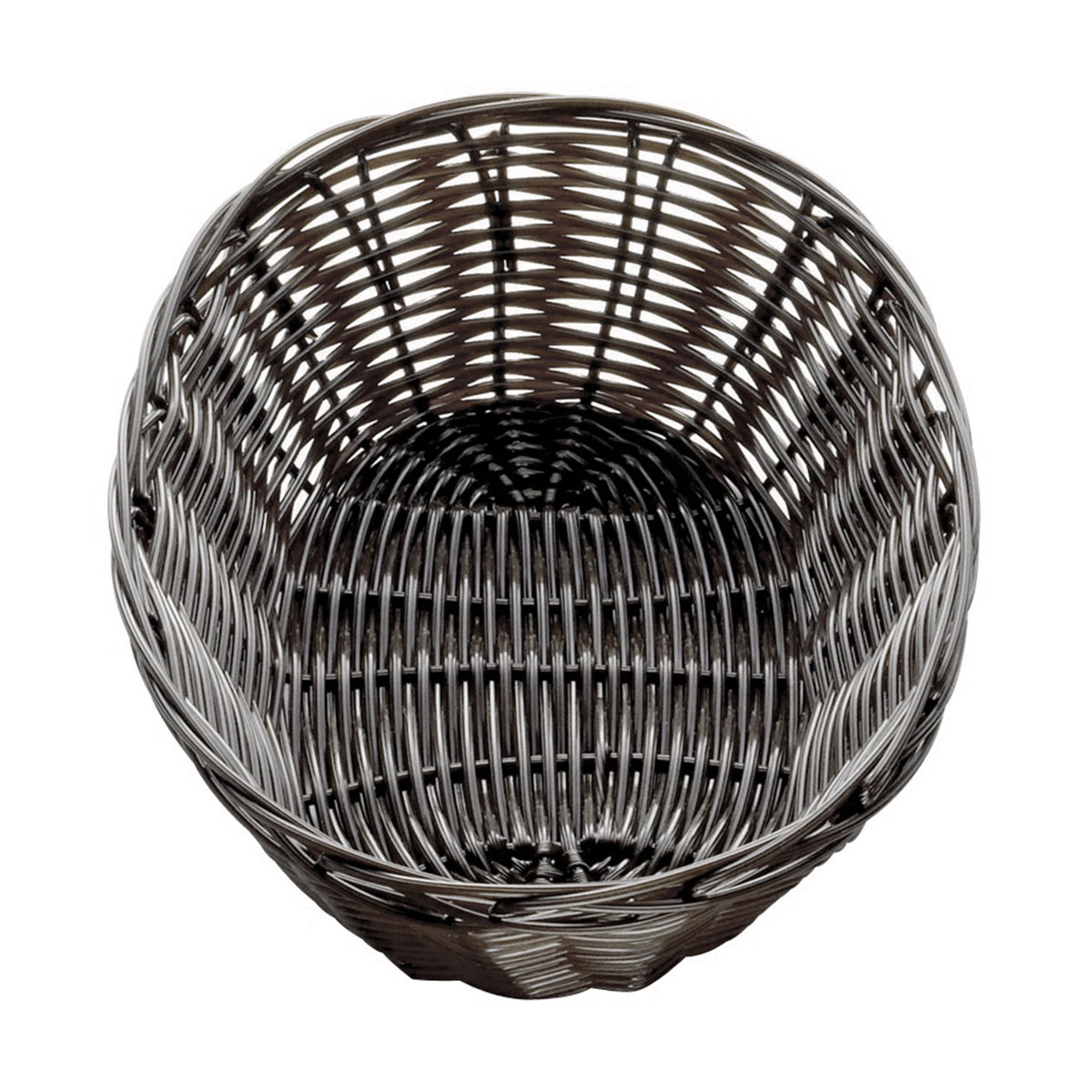 OVAL WOVEN BREAD BASKET DARK BROWN Core Catering