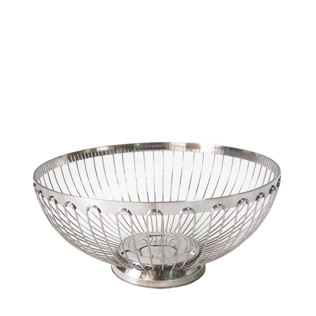 ROUND STAINLESS STEEL BREAD BASKET 220MM Core Catering