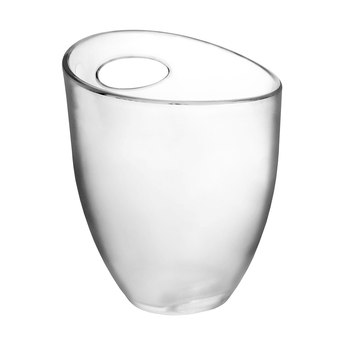ACRYLIC ICE BUCKET WITH HANDLE FROSTED SMALL Core Catering