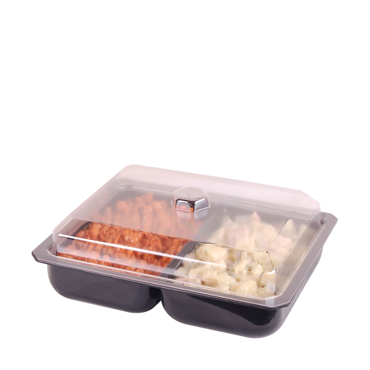 DELI DISPLAY DISH 2 COMPARTMENT WITHOUT LID Core Catering