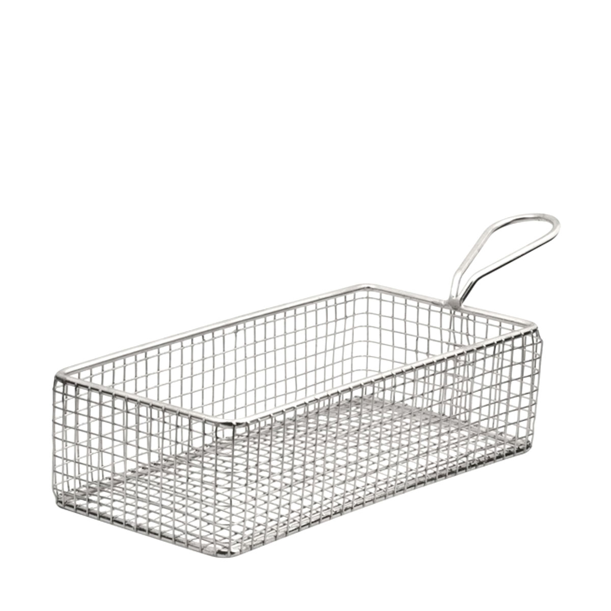 MINI SERVING BASKET DEEP RECTANGULAR STAINLESS STEEL Core Catering