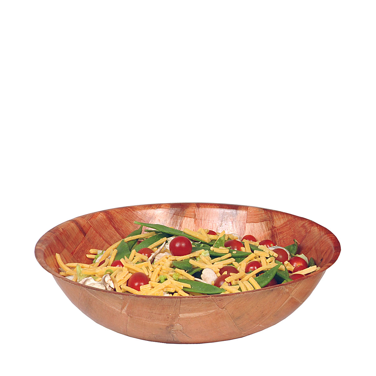 WOVEN WOOD SALAD BOWL LARGE Core Catering