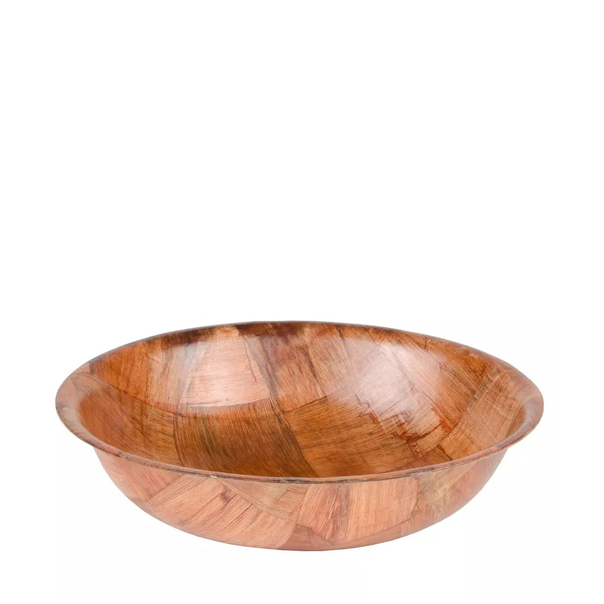 4-Piece Individual Angle Wood Salad Bowl Set - Tropical - Serving And Salad Bowls