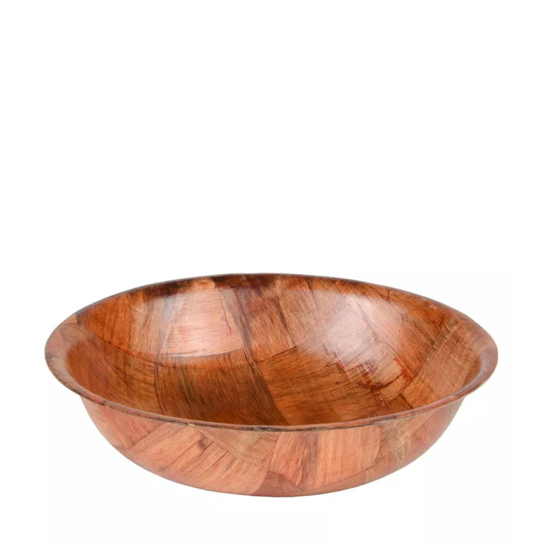 WOVEN WOOD SALAD BOWL EXTRA LARGE Core Catering