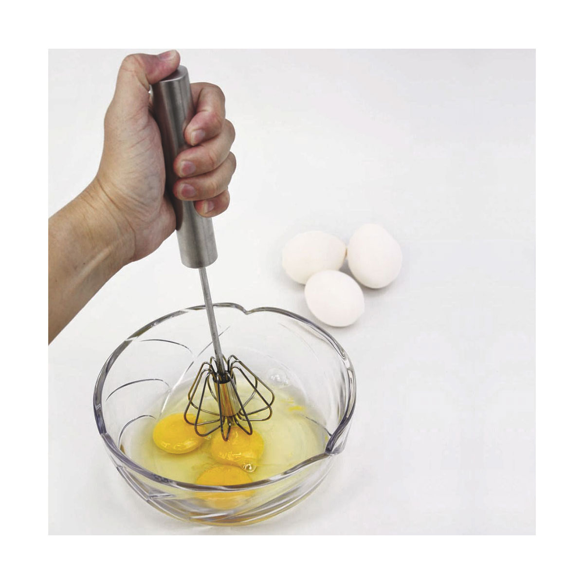 HAND PUSH ROTARY WHISK AND FROTHER Core Catering