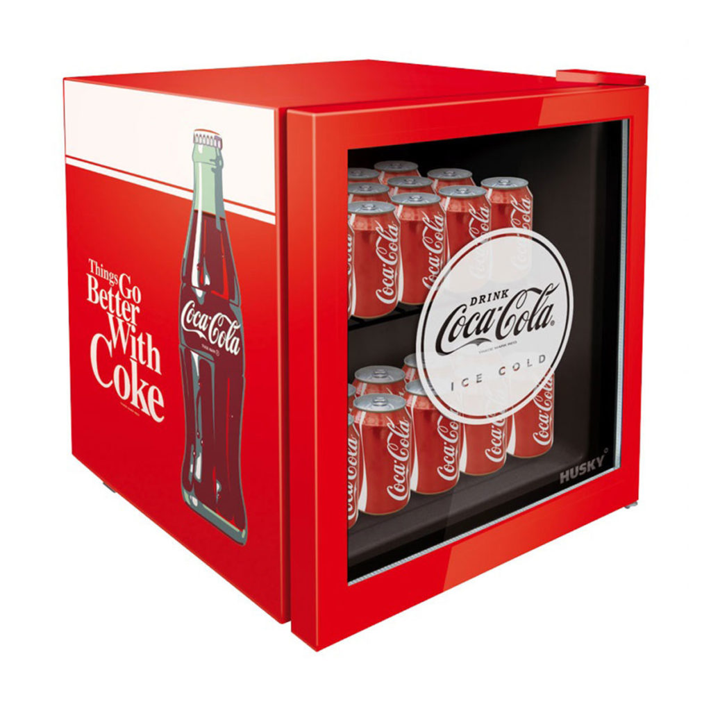 MINI COUNTERTOP BEVERAGE COOLER RED Coca Cola Red Core Catering