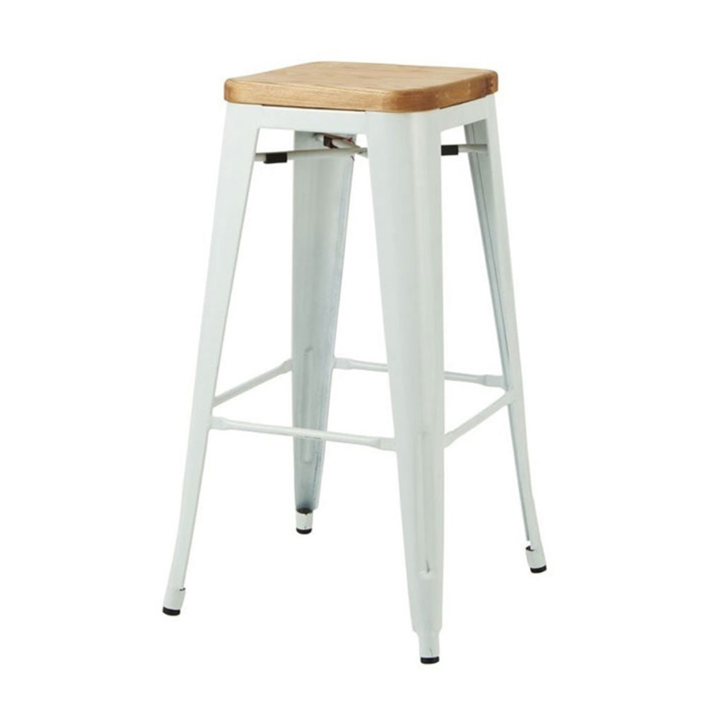 TOLIX BAR STOOL WOOD White Core Catering