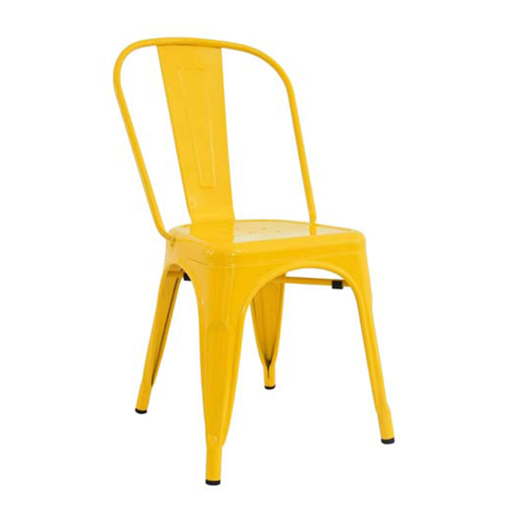 TOLIX CHAIR HIGH GLOSS Yellow Core Catering