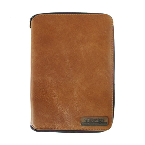 LEATHER BOOK COVER WITH WALLET A5 By TM LEATHER Core Catering
