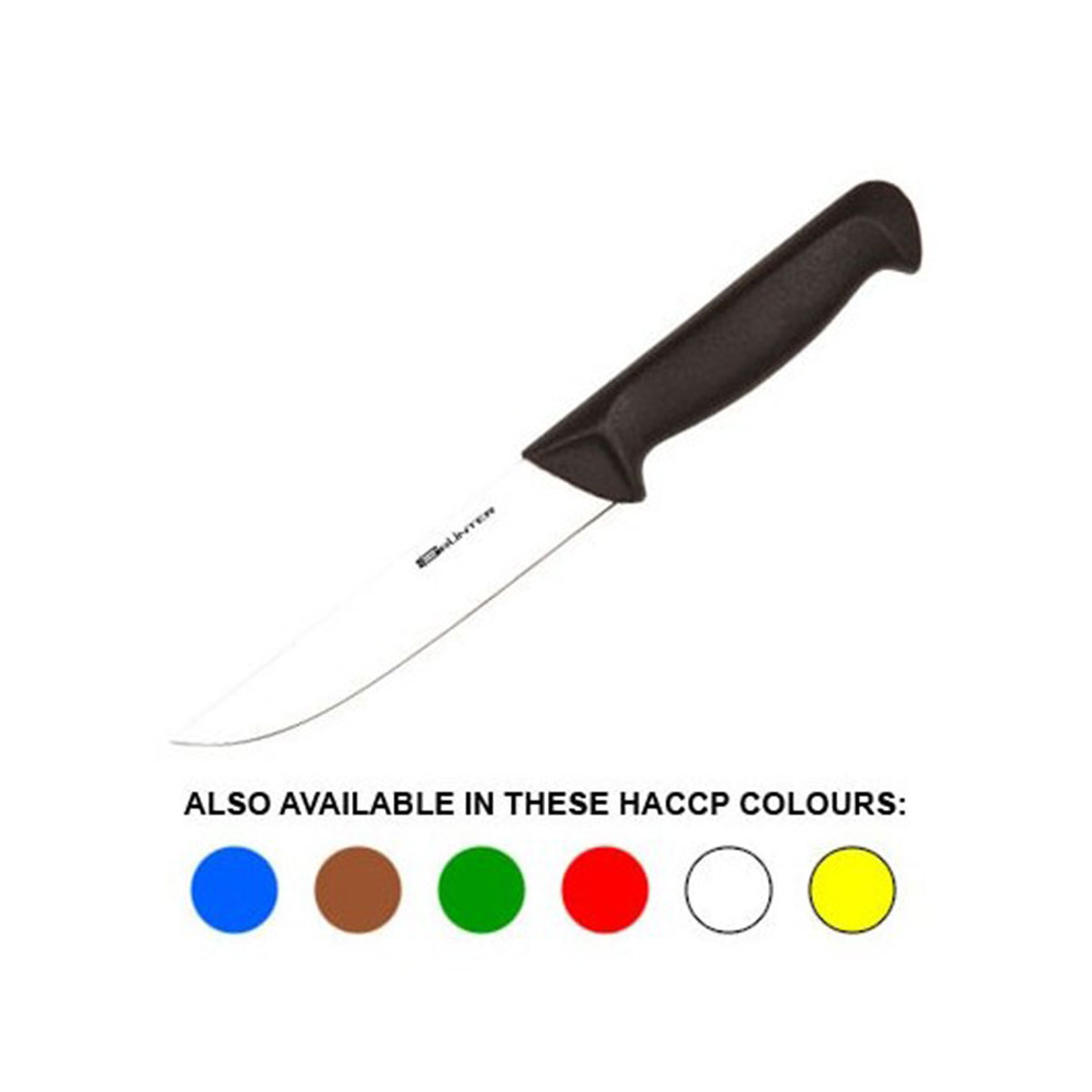 BROAD BONING KNIFE 150MM GREEN By Grunter Core Catering