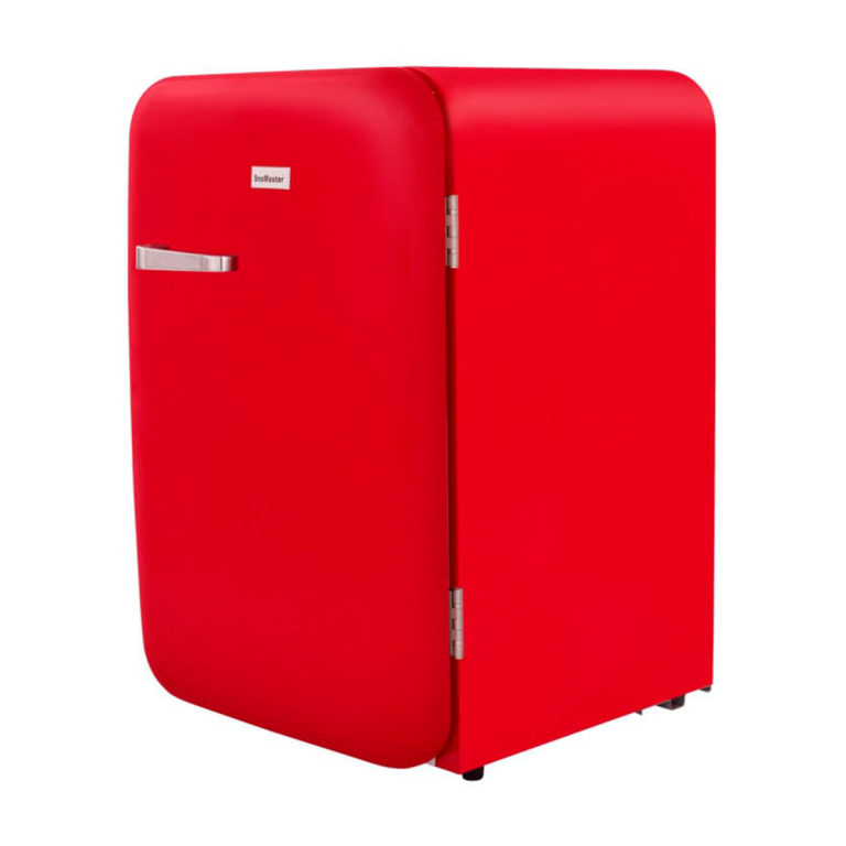 RETRO UNDERCOUNTER FREEZER COOLER RED By SnoMaster Core Catering