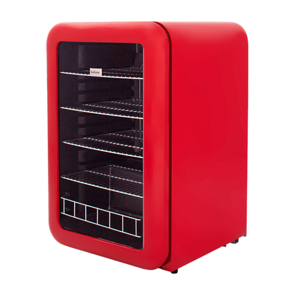 RETRO UNDERCOUNTER BEVERAGE COOLER 115L RED By SnoMaster Core Catering