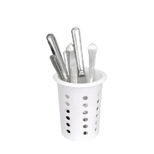 4 DIVISION UTENSIL HOLDER STAINLESS STEEL WITH PLASTIC INSERTS Core