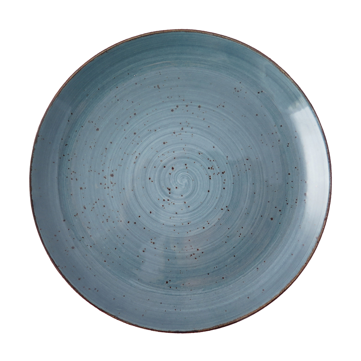 ELEMENTS RUSTIC COUPE DINNER PLATE 290MM Blue By Continental China