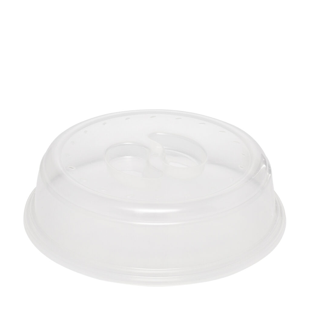 PLASTIC MICROWAVE FOOD COVER CLEAR By Evo Core Catering