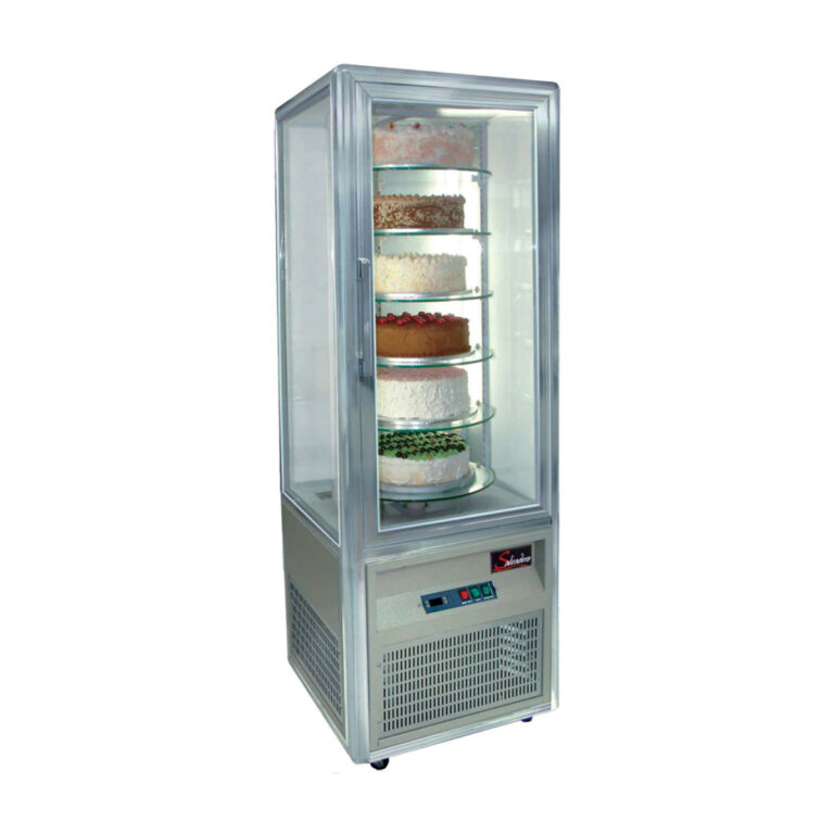 CAKE DISPLAY FRIDGE FLOOR STANDING WITH ROTATING SHELVES By Salvadore