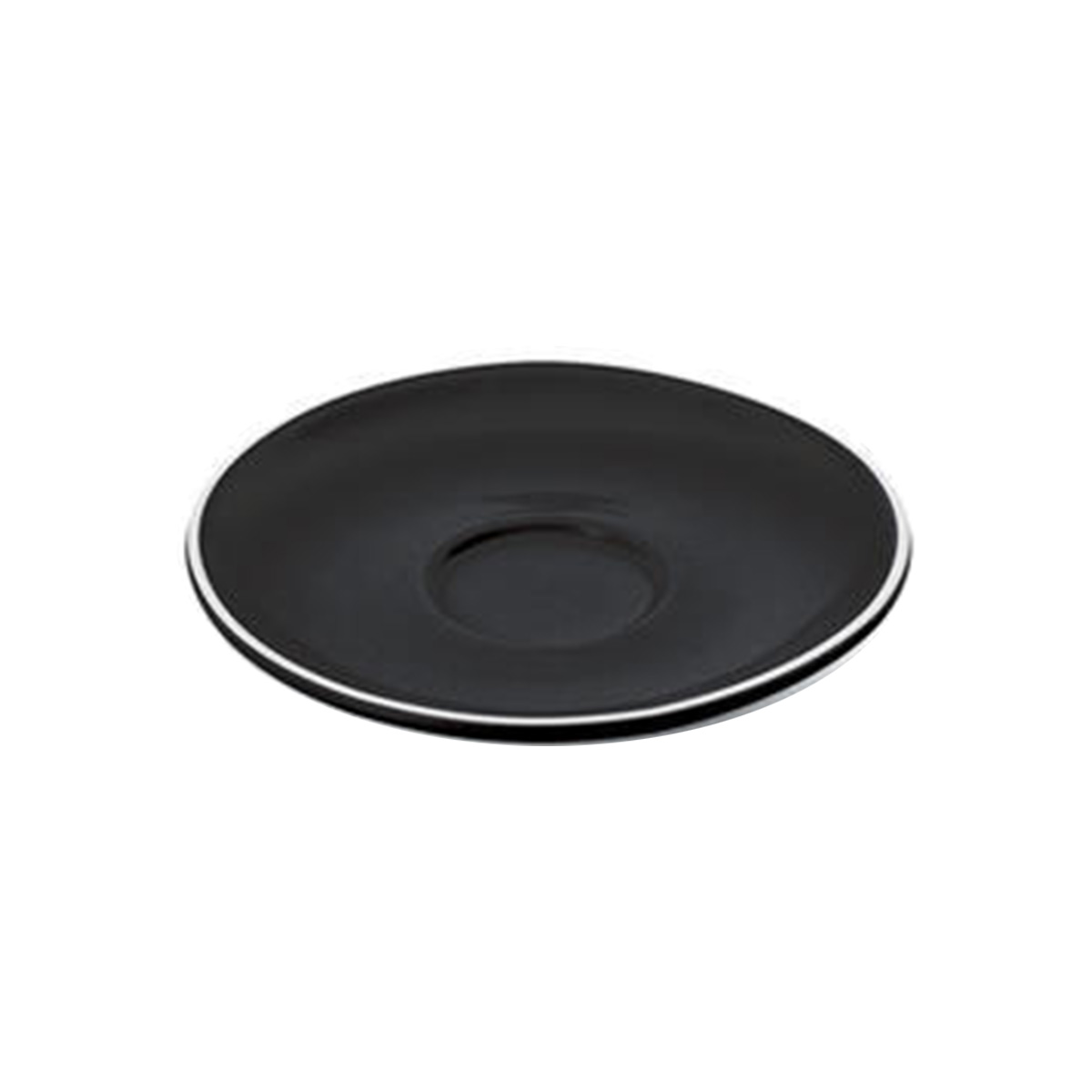 ITALIA ESPRESSO SAUCER 11.9CM BLACK By Fortis Core Catering