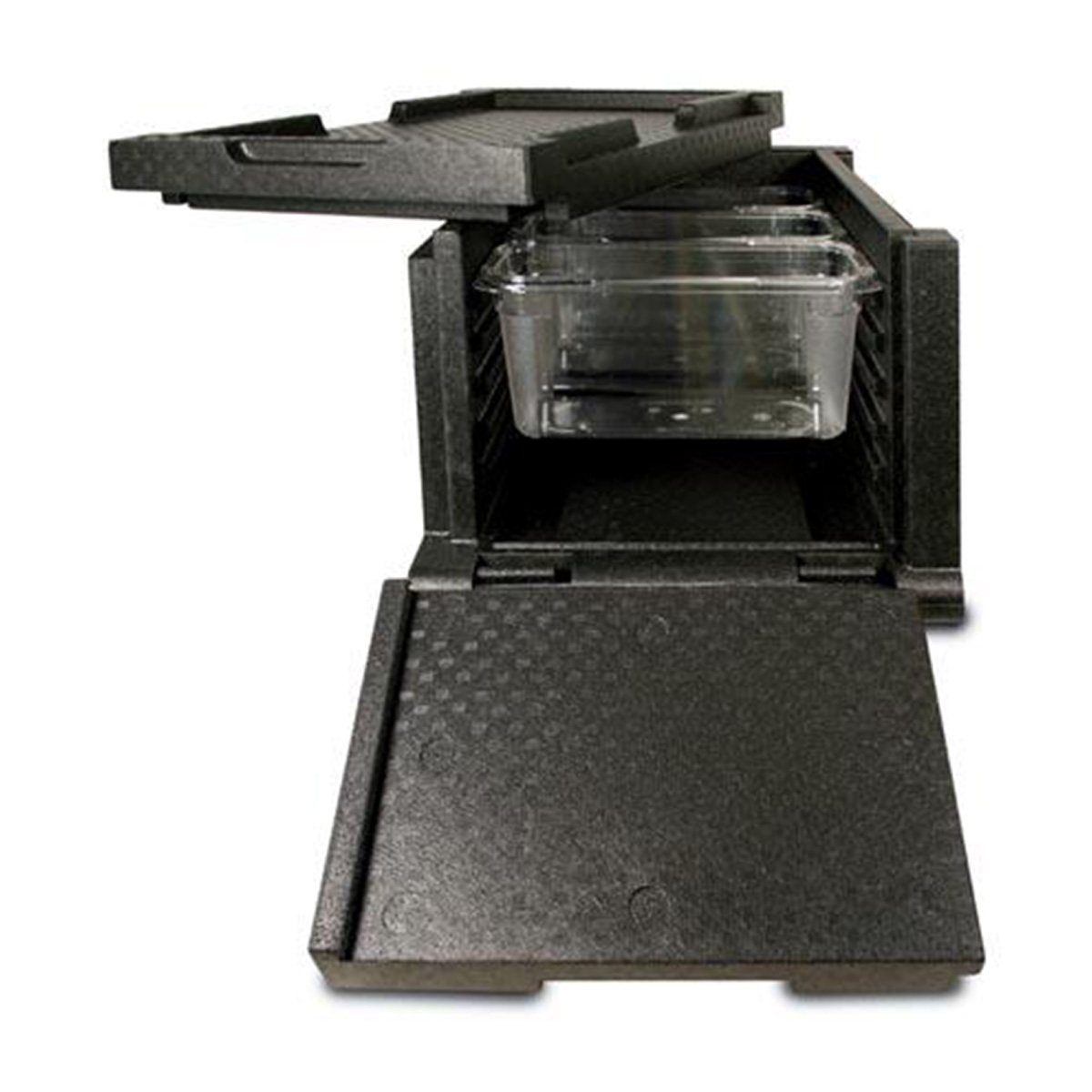 GN INSULATED FOOD TRANSPORT CONTAINER 48L BLACK By Araven Core Catering