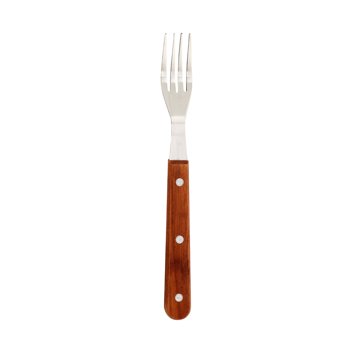 STEAK FORK DELUXE WOODEN HANDLE By Grunter Core Catering