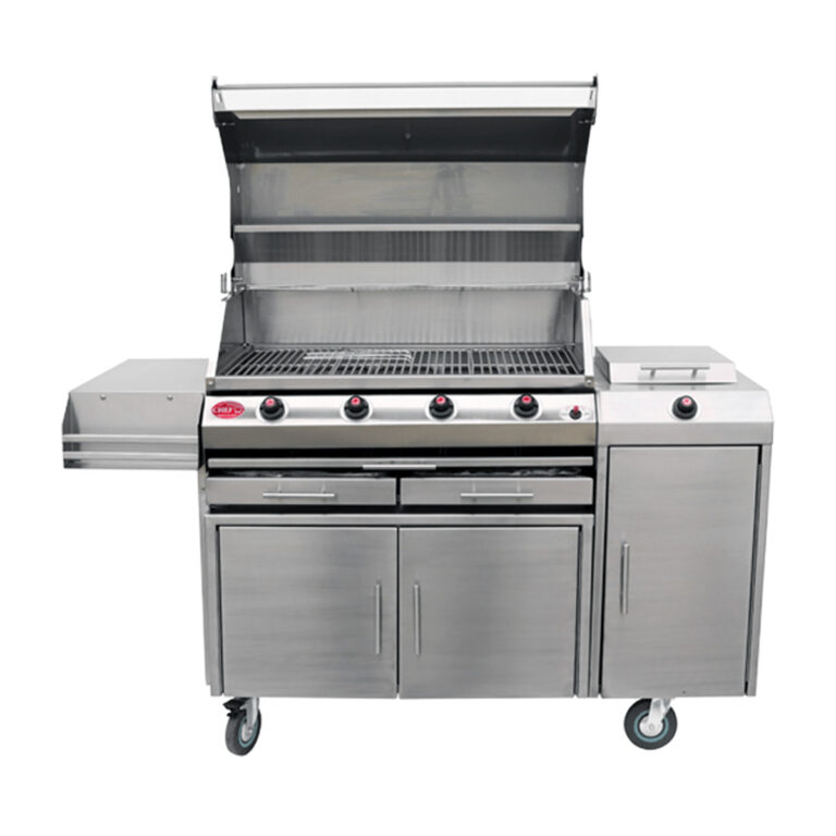 MOBILE GAS BRAAI 4 BURNER ZODIAC By Chef Core Catering