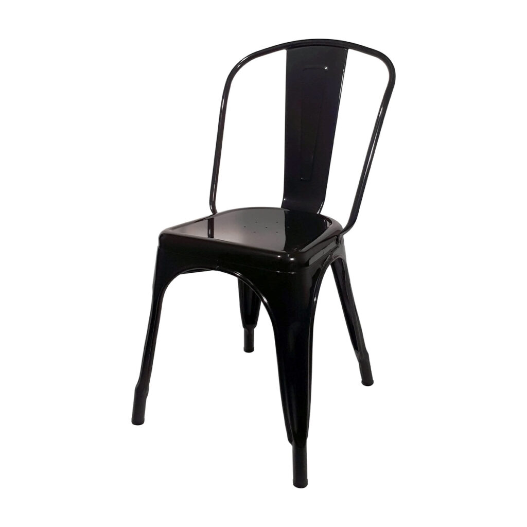 TOLIX CHAIR HIGH GLOSS Black Core Catering