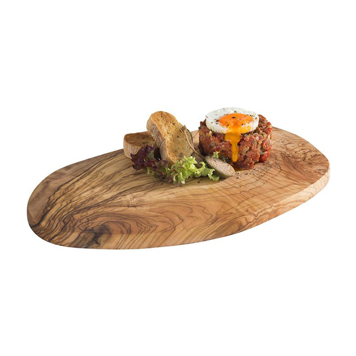 OLIVE WOOD SERVING BOARD 205X350MM By APS Core Catering