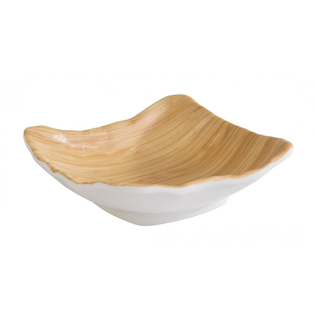 BAMBOO SQUARE SERVING BOWL 220X230MM By APS Core Catering