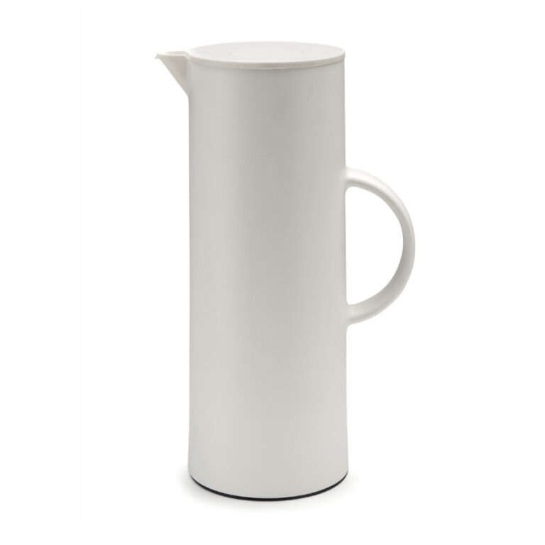THERMO FLASK WITH GLASS INNER 1L WHITE Core Catering