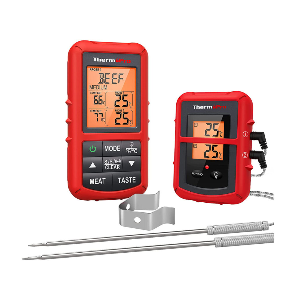 WIRELESS DUAL PROBE MEAT THERMOMETER By ThermoPro
