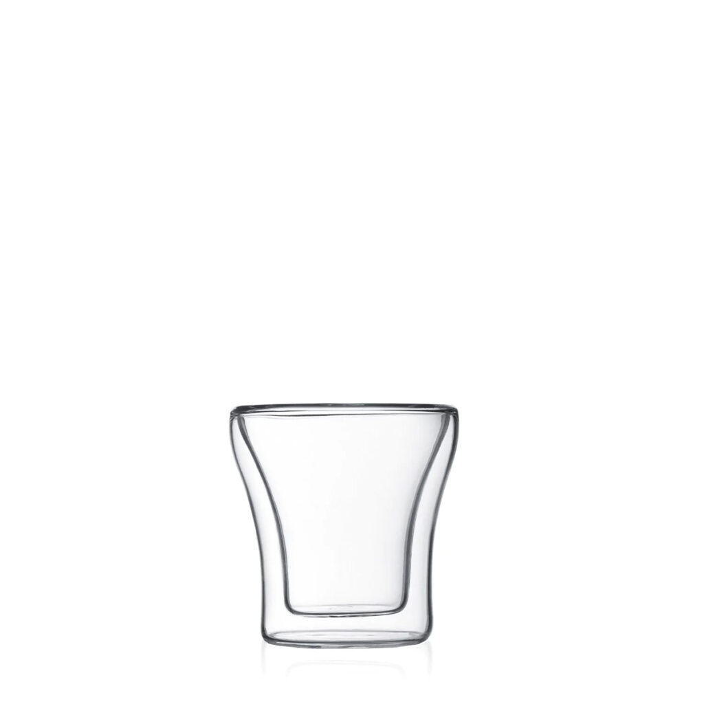 ASSAM GLASS DOUBLE WALL 100ML 2 PIECE SET By Bodum