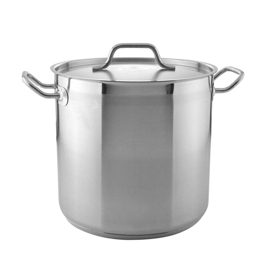 CASSEROLE POT S STEEL VALUE 20L WITH LID By Global black-non-stick-aluminium-casserole-pot-20cm-woolworths-co-za