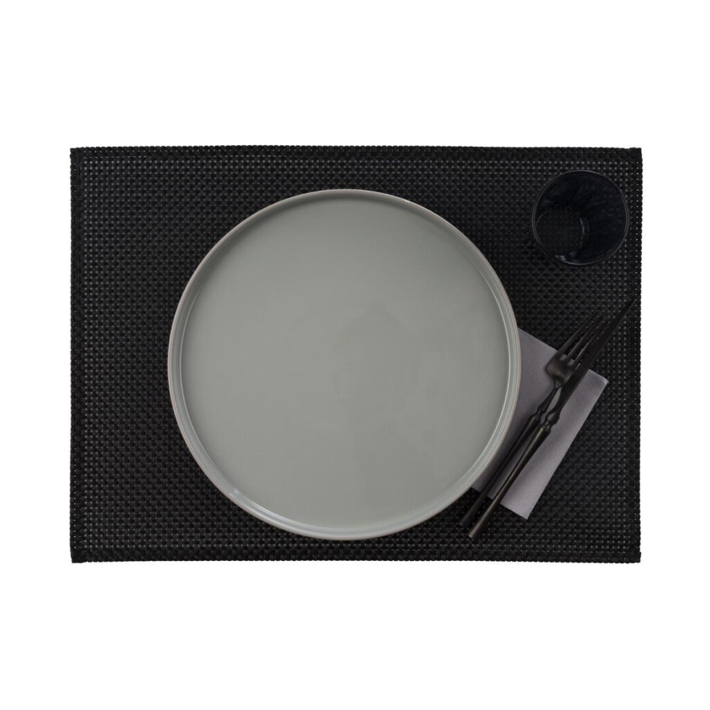 60012 Black PVC Placemat